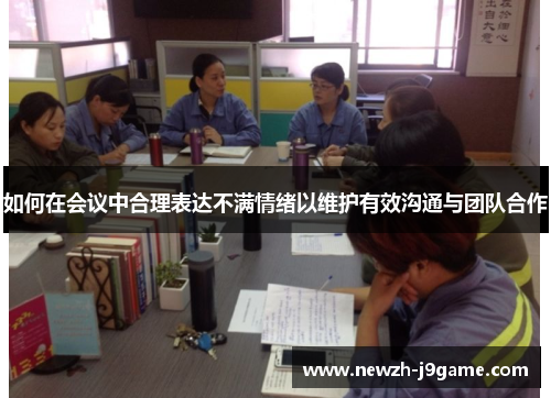 如何在会议中合理表达不满情绪以维护有效沟通与团队合作